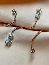 Load image into Gallery viewer, Crystal Spiral Ring