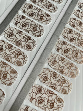 Load image into Gallery viewer, Gilded Roses Nail Wraps
