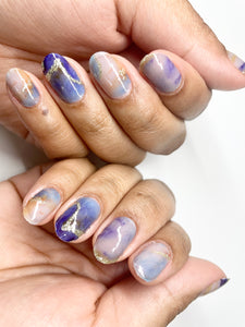 Marble By the Ocean Nail Wraps